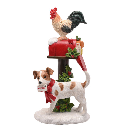 The Seasonal Gift Co Christmas Dog and Chicken