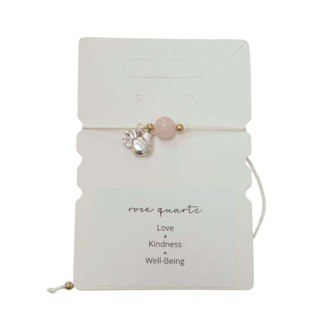 Global 1st Fully Adjustable Gemstone Wristlets With Hen Charm