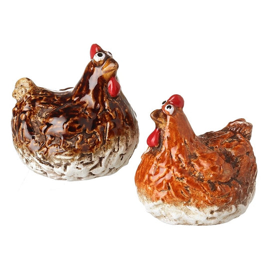Heaven Sends Ceramic Rustic Chicken Ornament