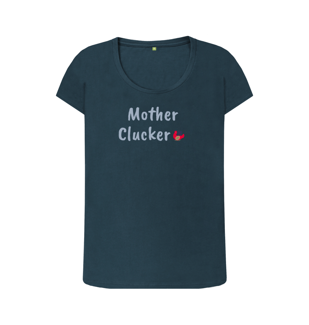Denim Blue Printed T-shirt Front
