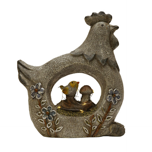 Country Living Chicken Solar Light
