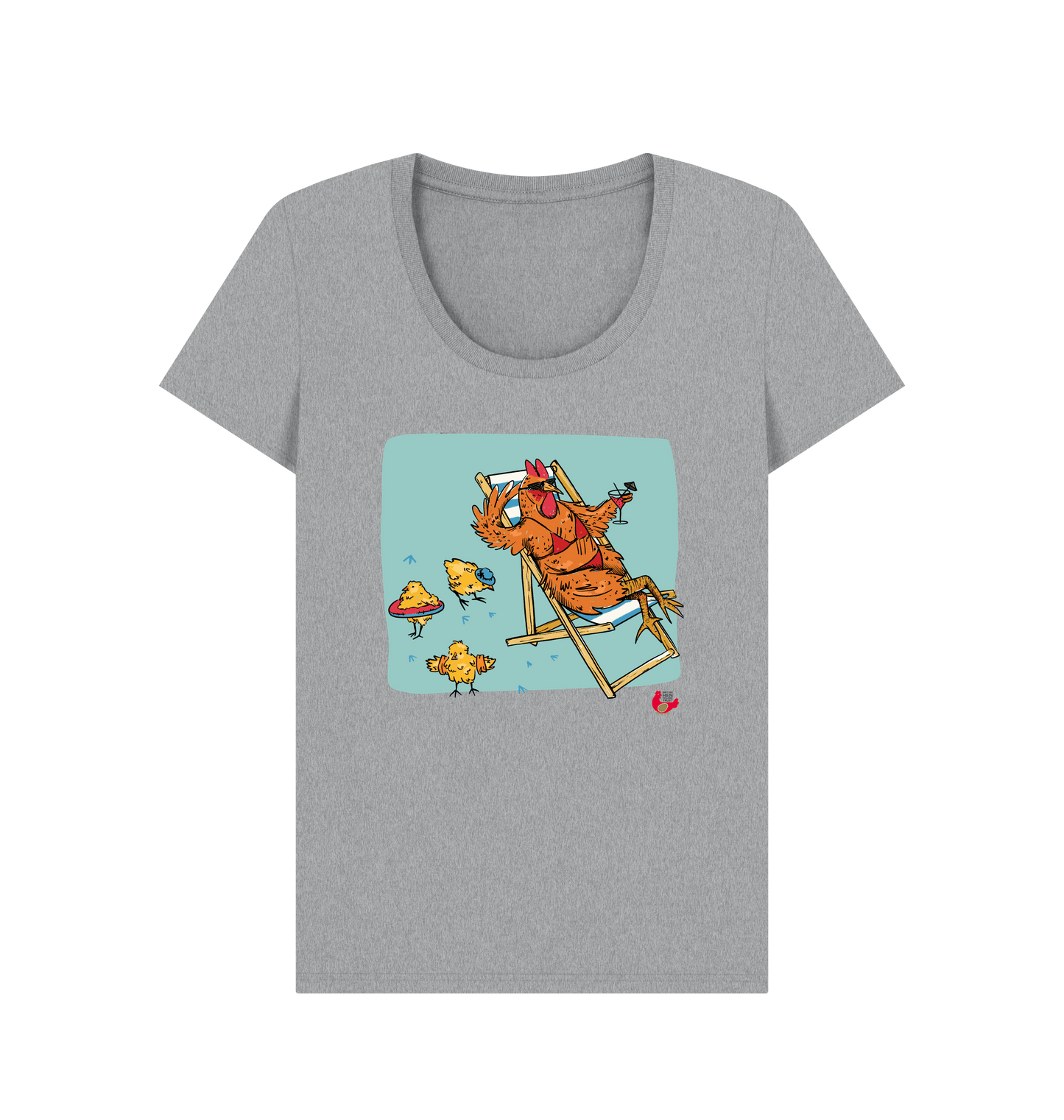 Athletic Grey Printed T-shirt Front
