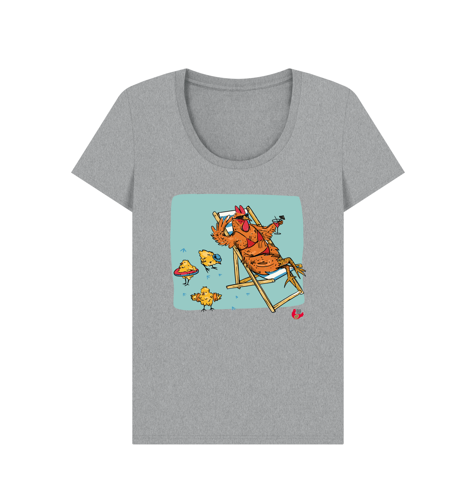 Athletic Grey Printed T-shirt Front