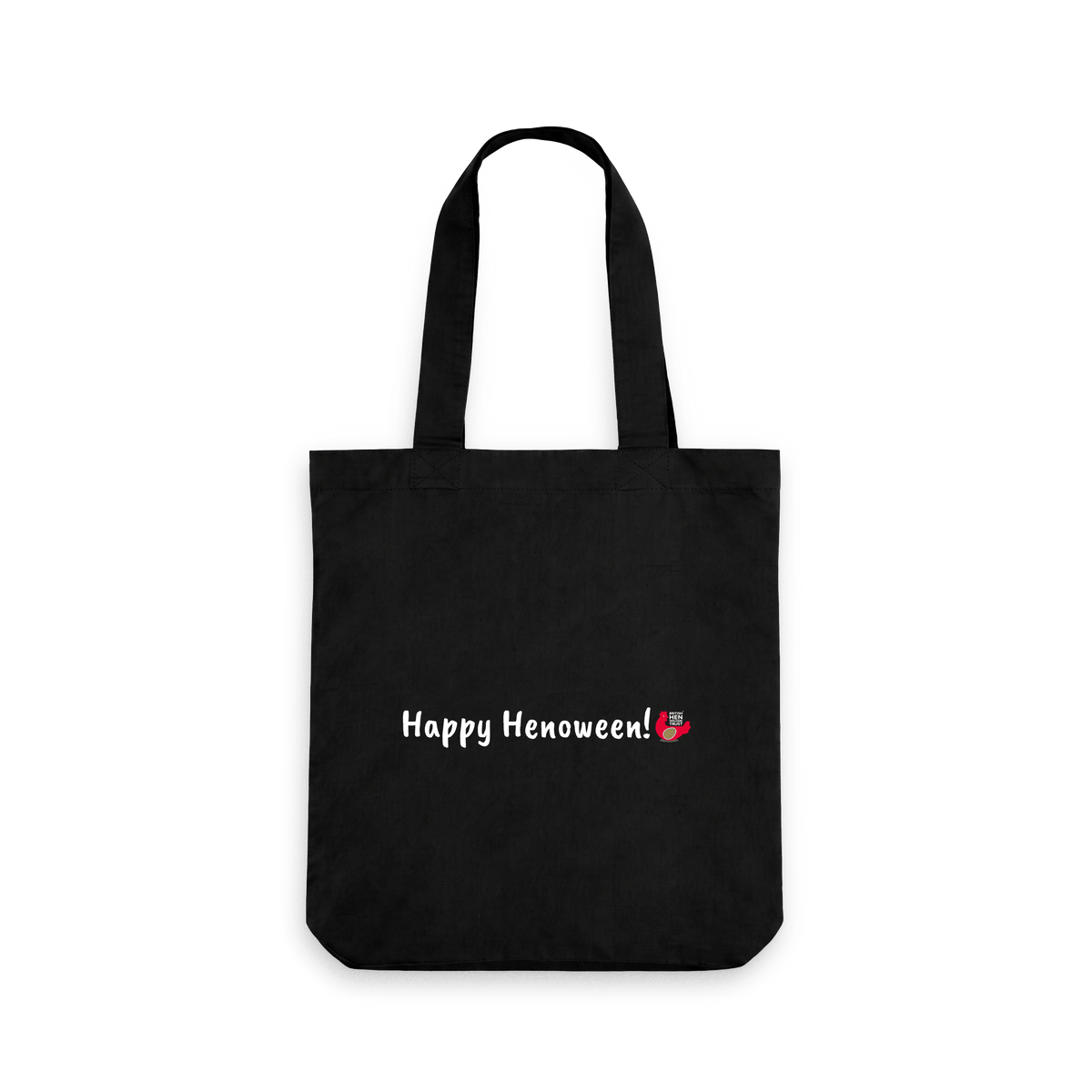 Black Printed Bag Front