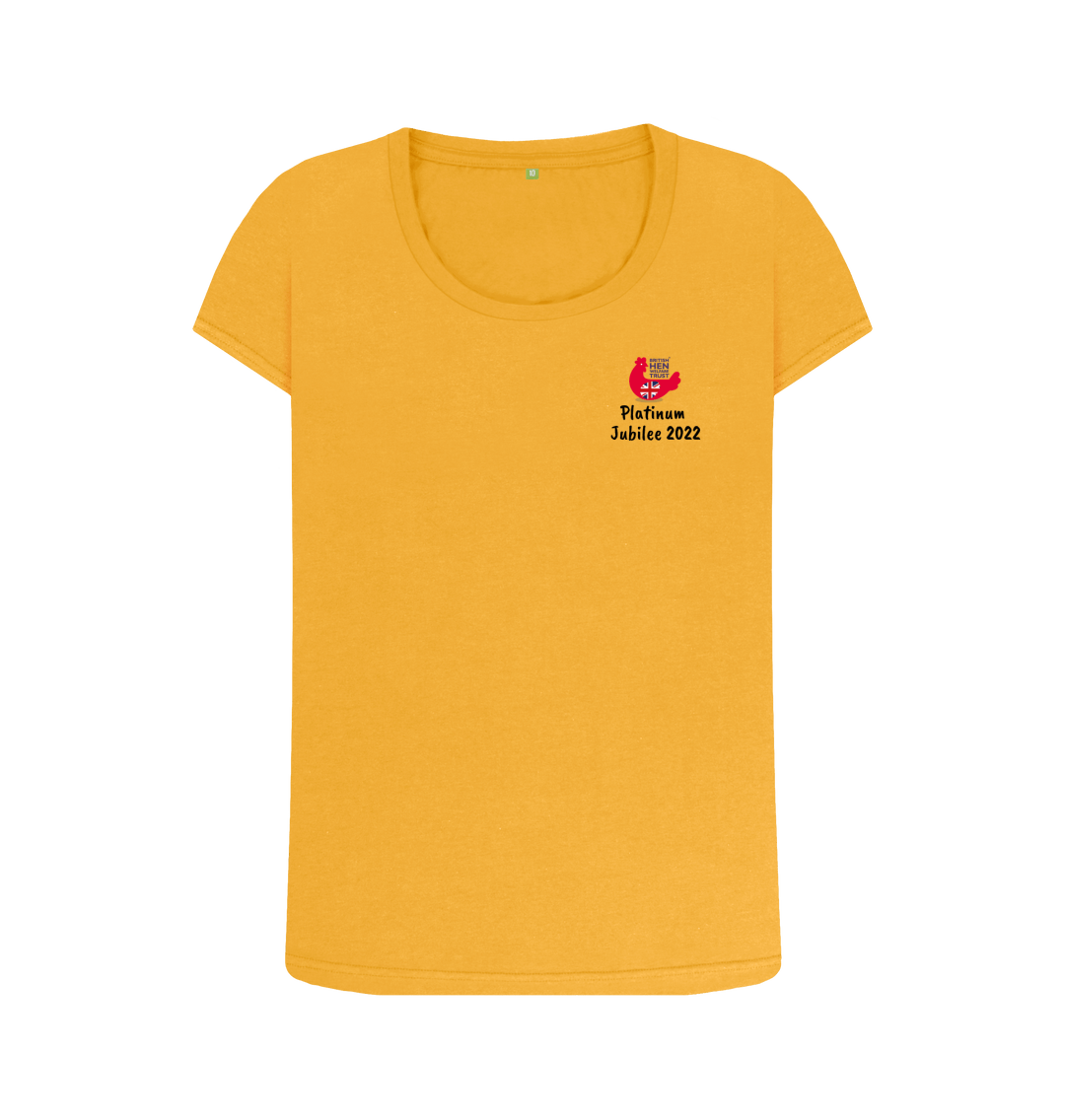 Mustard Printed T-shirt Front