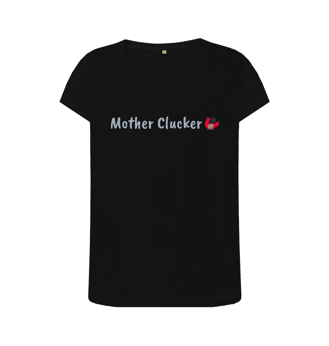 Black Printed T-shirt Front