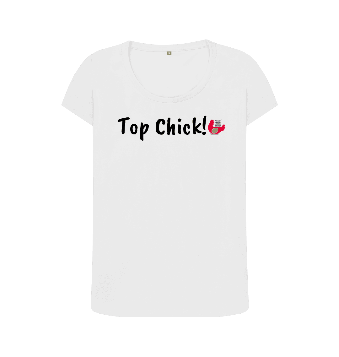 White Printed T-shirt Front