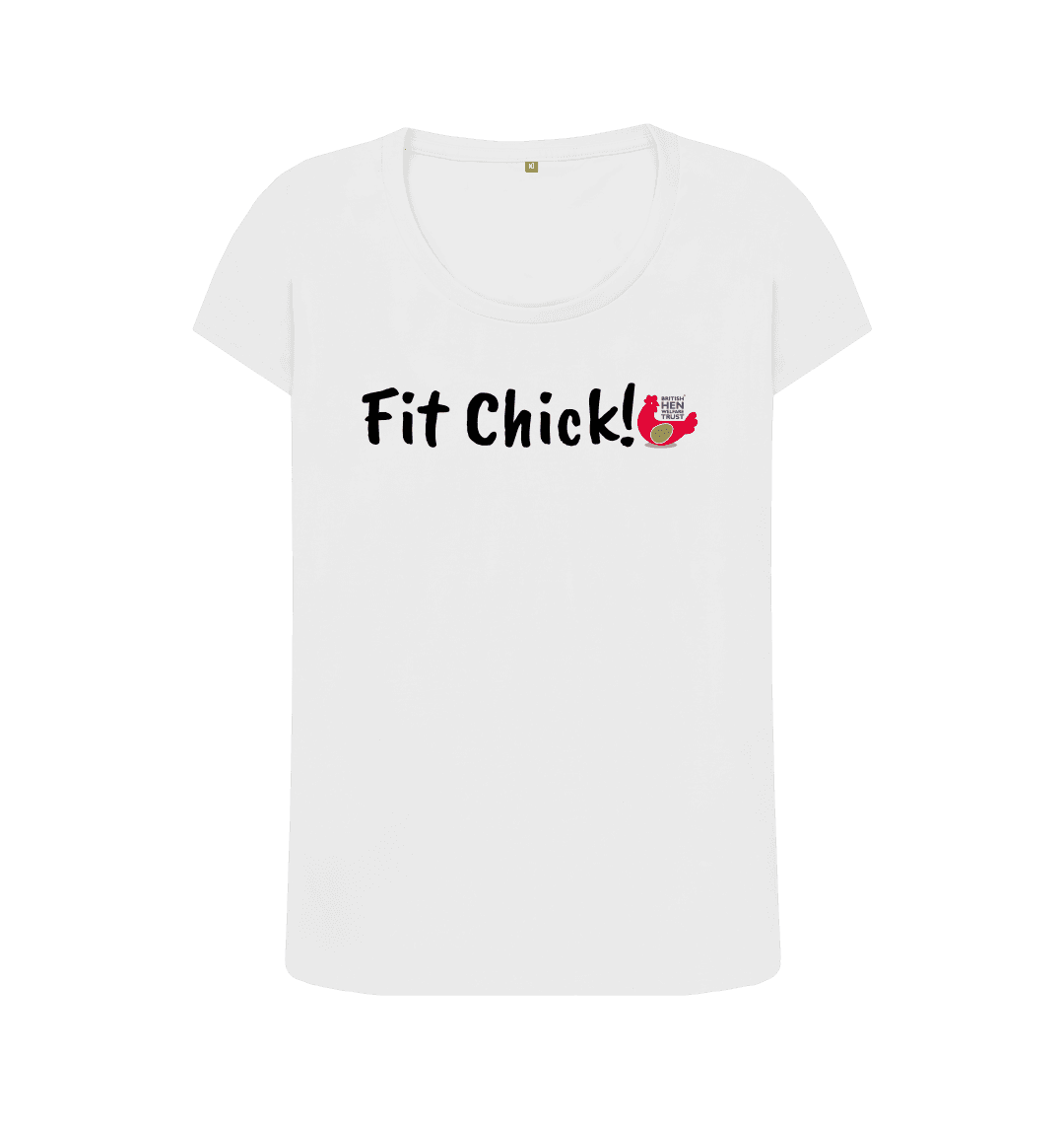 White Printed T-shirt Front