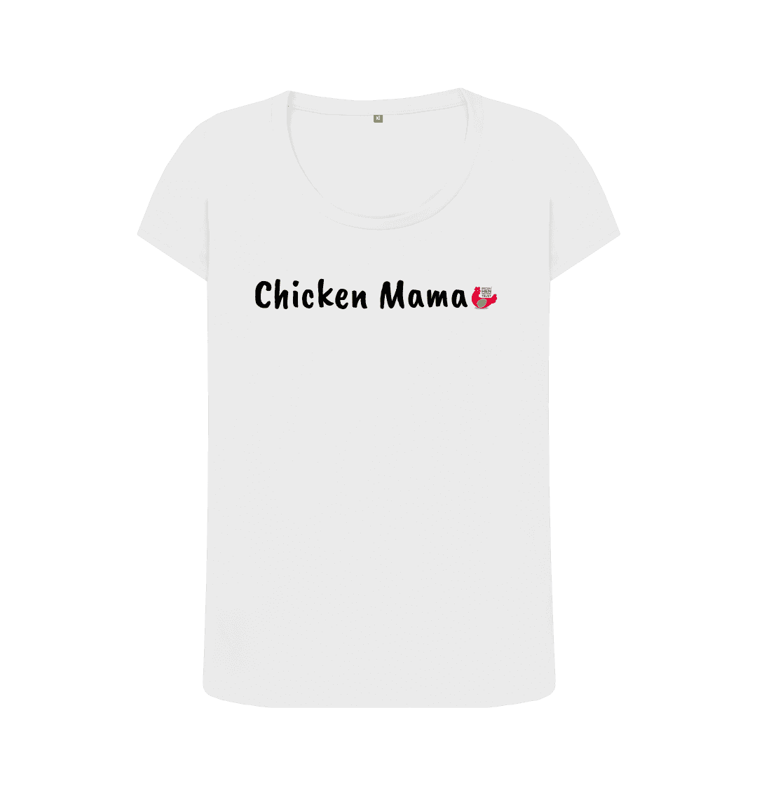 White Printed T-shirt Front