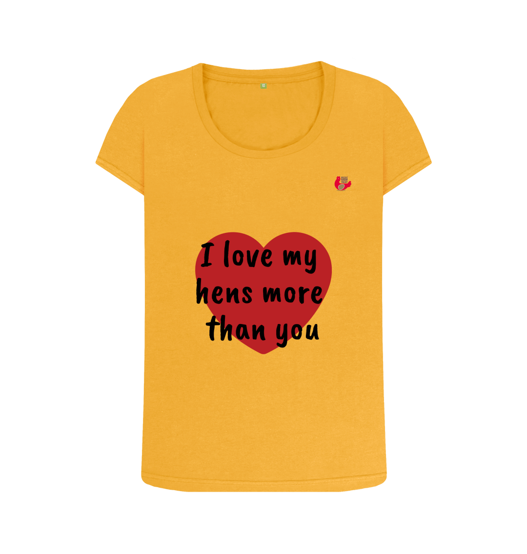Mustard Printed T-shirt Front