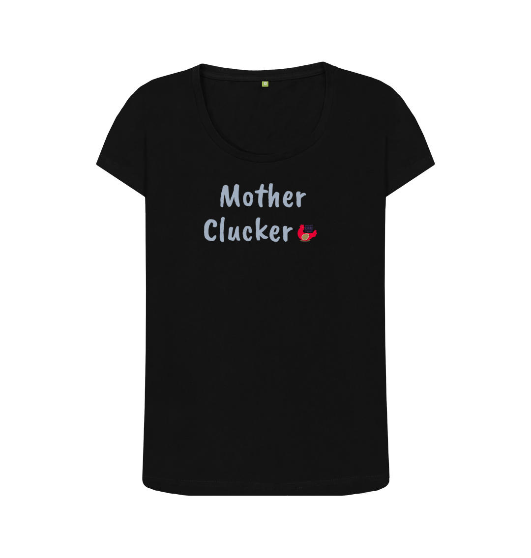 Black Printed T-shirt Front