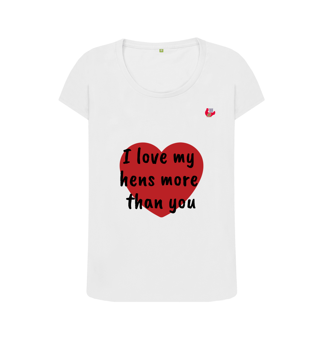 White Printed T-shirt Front