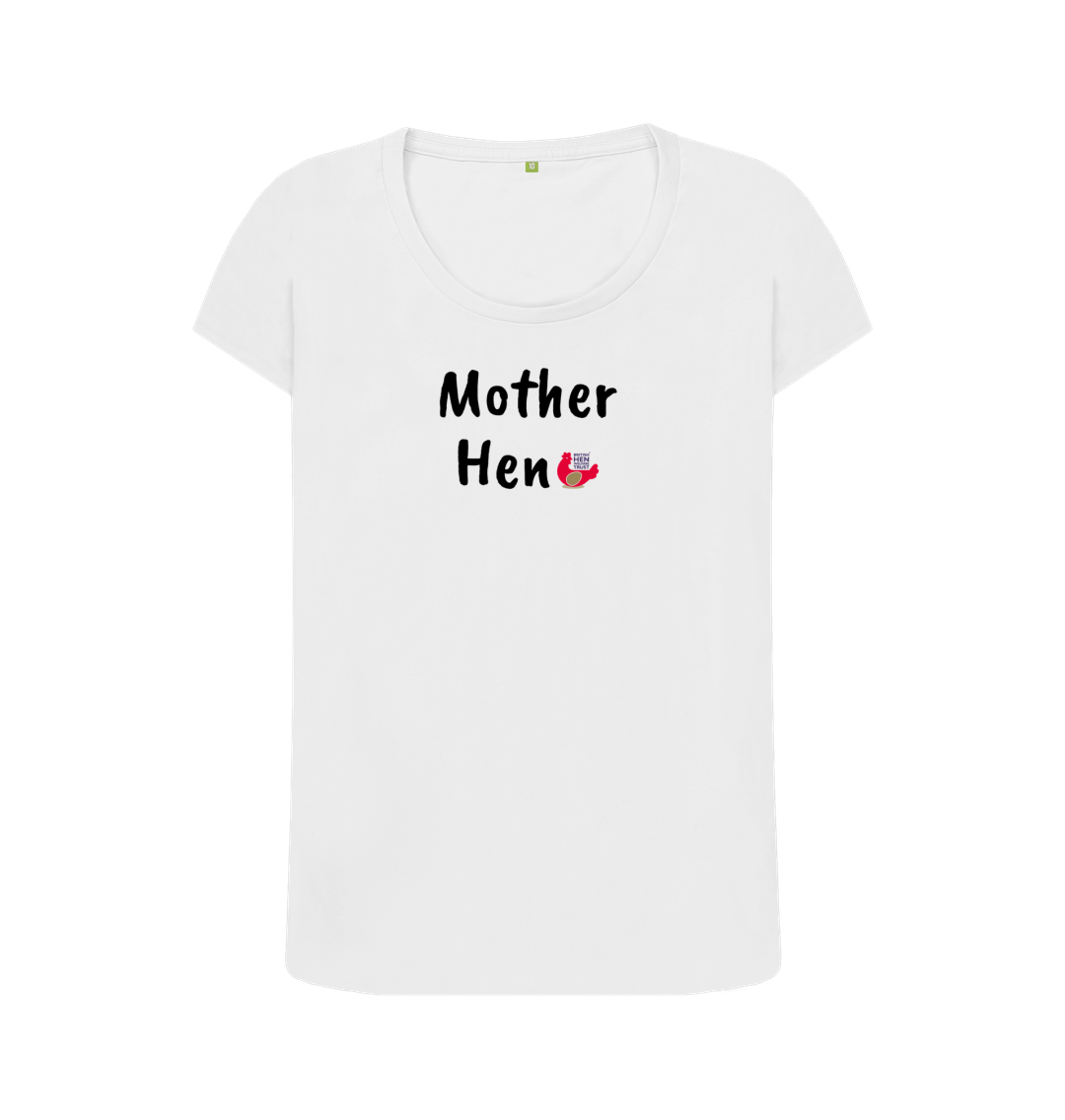 White Printed T-shirt Front