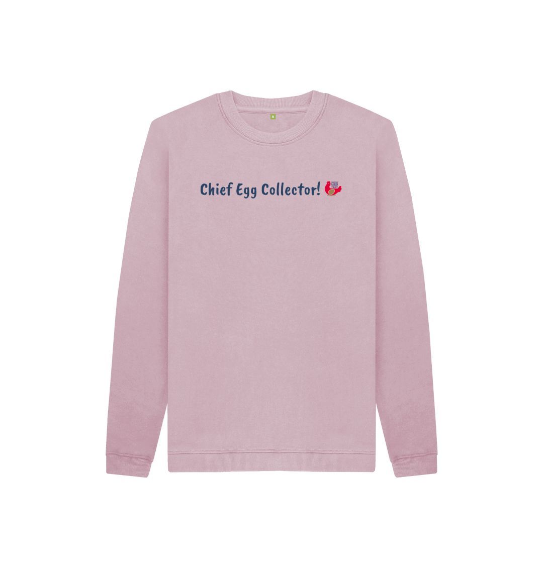 Mauve Chief Egg Collector! Kids Unisex Jumper