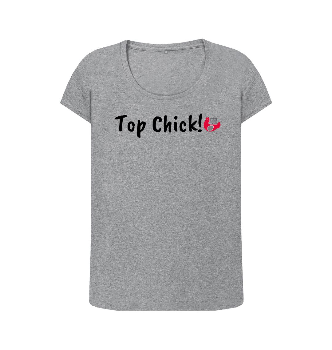 Athletic Grey Top Chick!