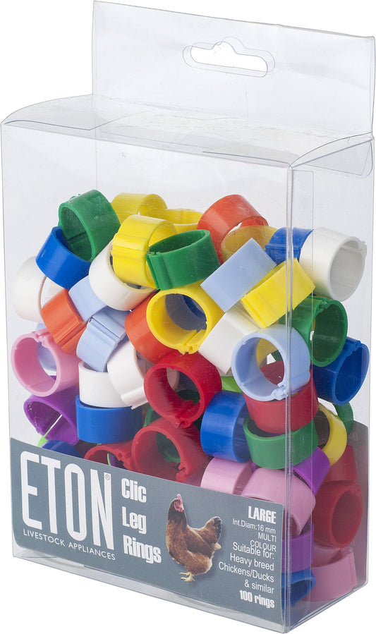 Eton Clic Leg Rings - assorted colours