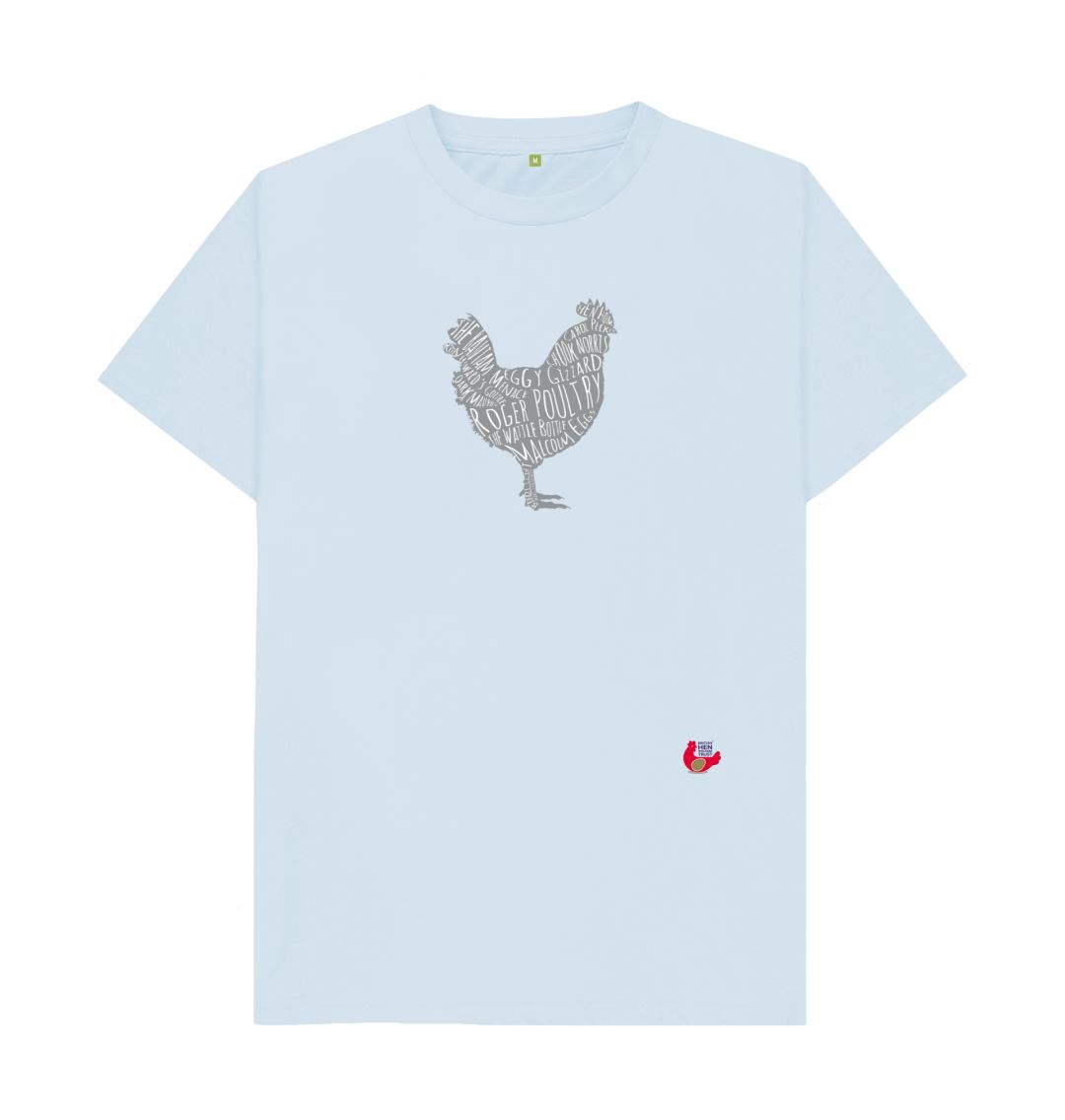 Sky Blue Bob Mortimer Grey Hen Unisex T-Shirt