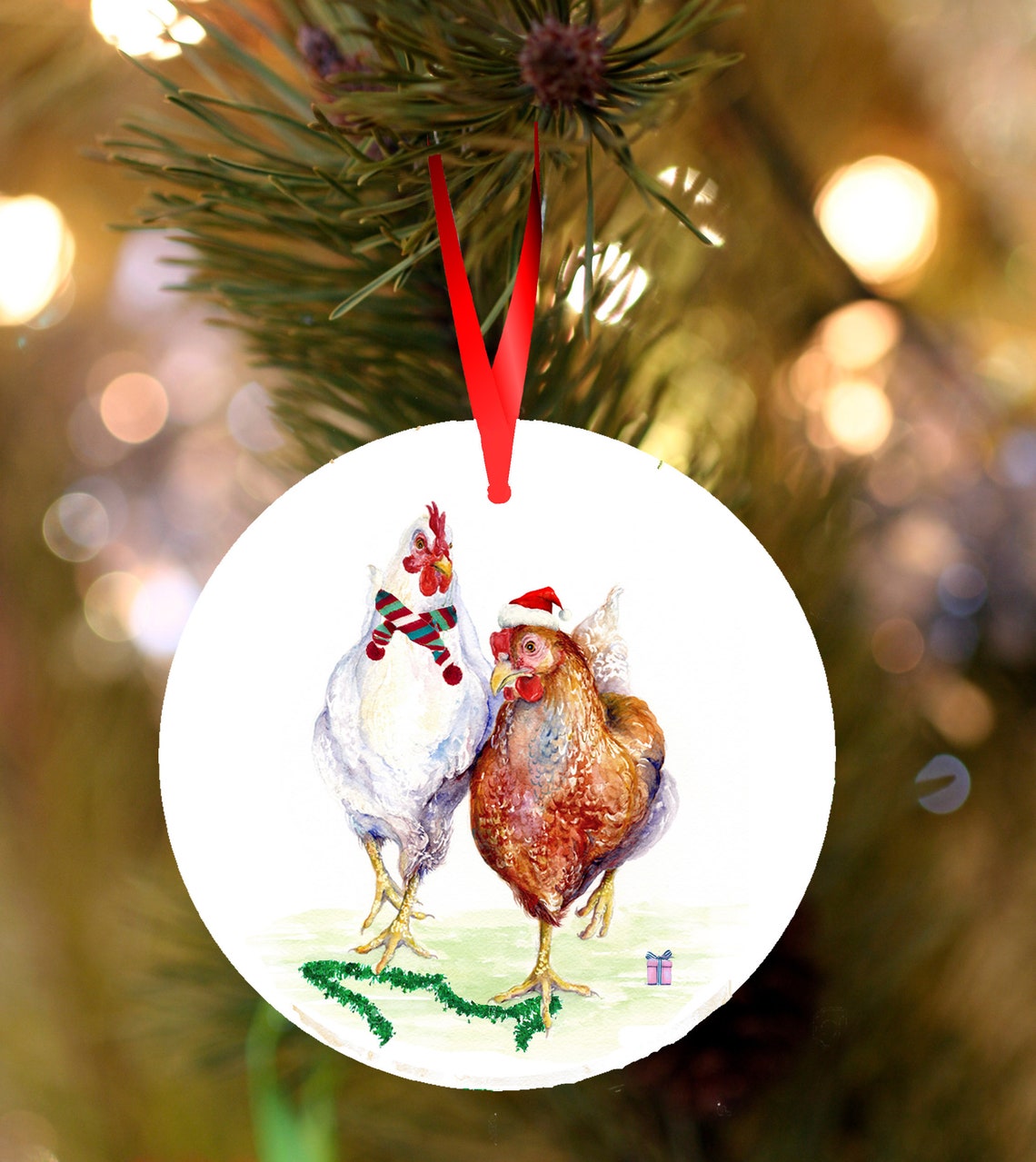 Field and Fur Gifts Ceramic Christmas Tree Decorations