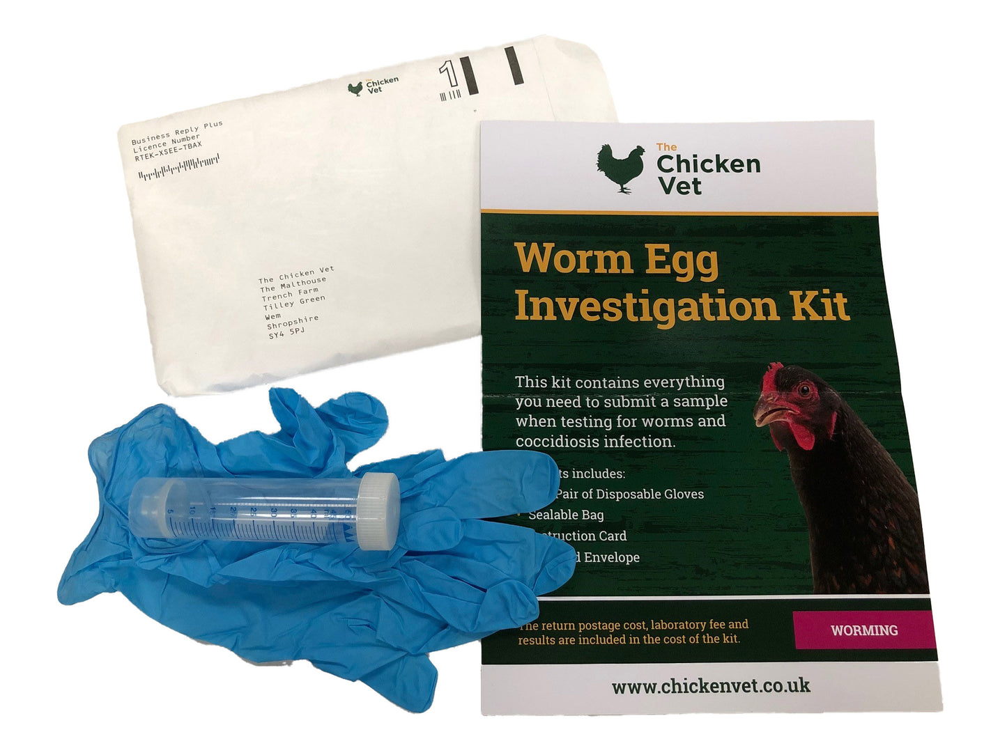 Chicken Vet Worm Egg Test Kit