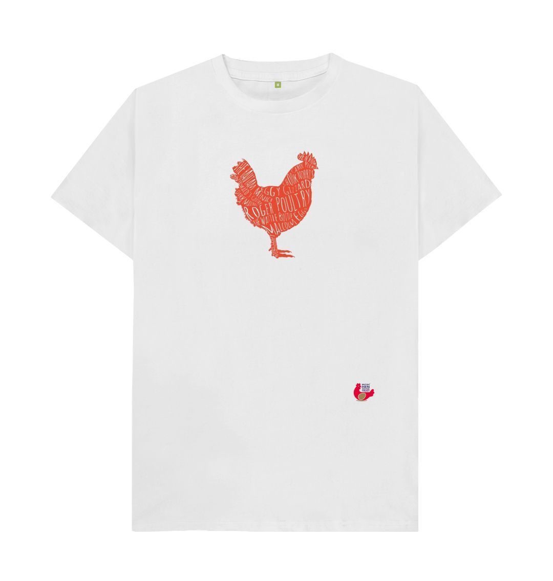 White Bob Mortimer Red Hen Unisex T-Shirt