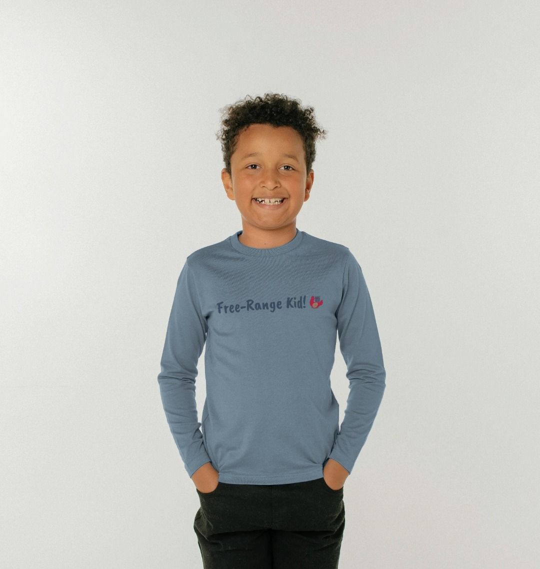 BHWT Free-Range Kid! Kids Unisex Long Sleeve T-Shirt