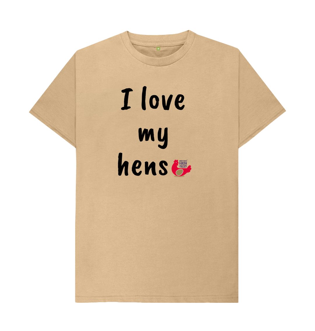 Sand I Love My Hens Unisex T-shirt