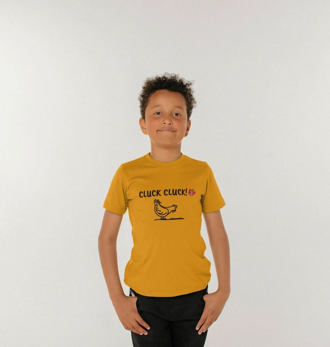 CLUCK CLUCK! Kids Unisex Short Sleeve T-Shirt