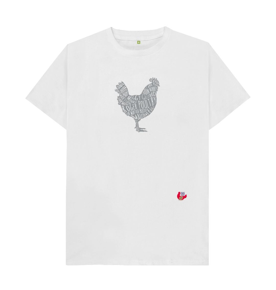 White Bob Mortimer Grey Hen Unisex T-Shirt