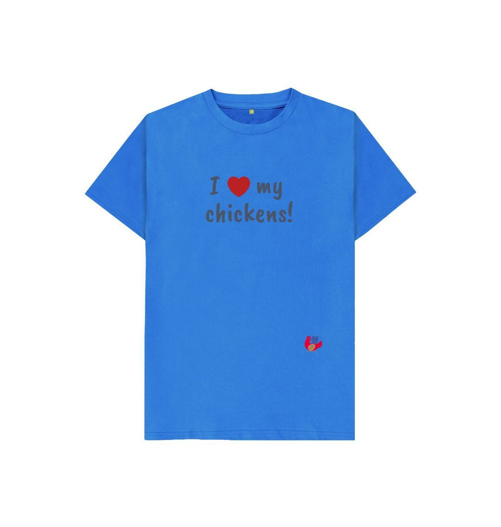 I 'love' my chickens! Kids Unisex Short Sleeve T-Shirt