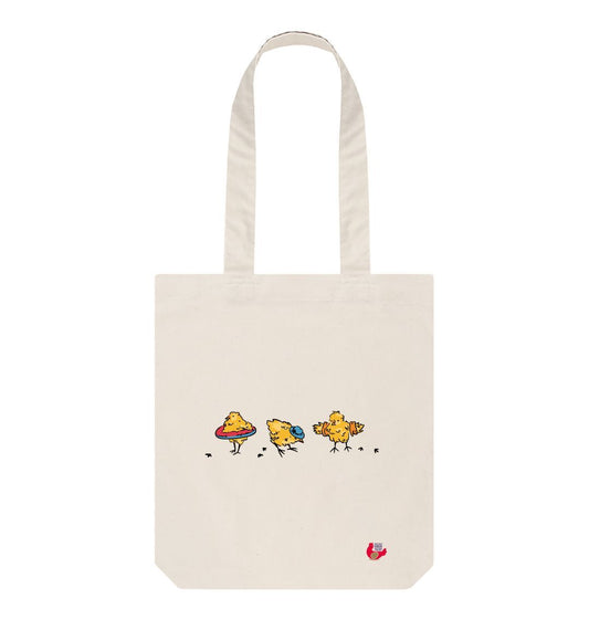Natural Limited Edition Summer Chicks Beach Tote Bag