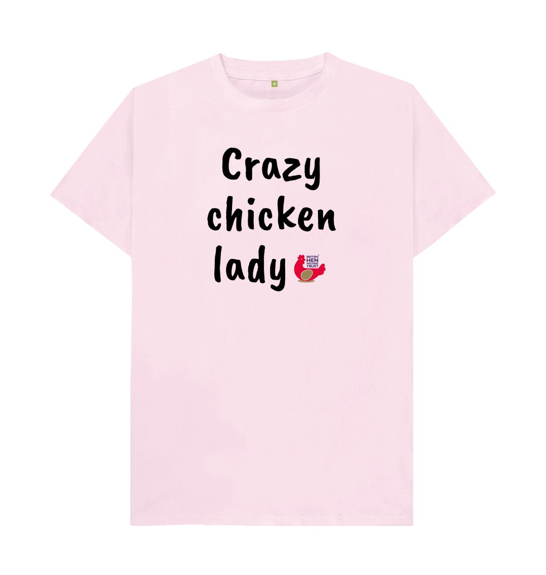 Pink Crazy chicken lady (Caveat Brush) Unisex T-shirt