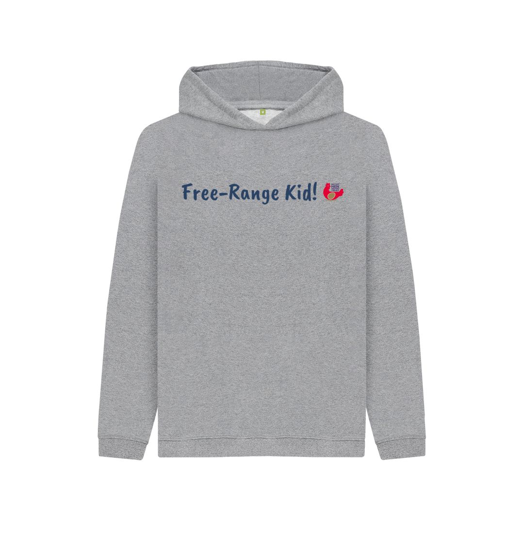 Athletic Grey Free-Range Kids! Kids Unisex Hoodie