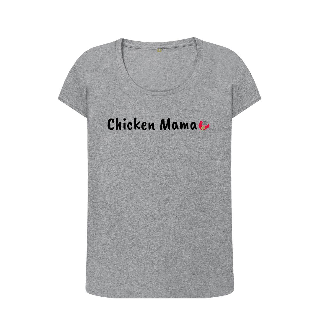 Athletic Grey Chicken Mama
