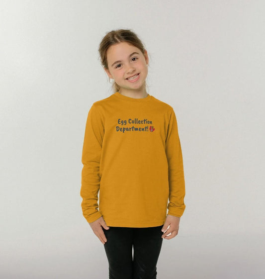 BHWT Egg Collection Department! Kids Unisex Long Sleeve T-Shirt